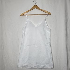 Babaton White Cotton Slip